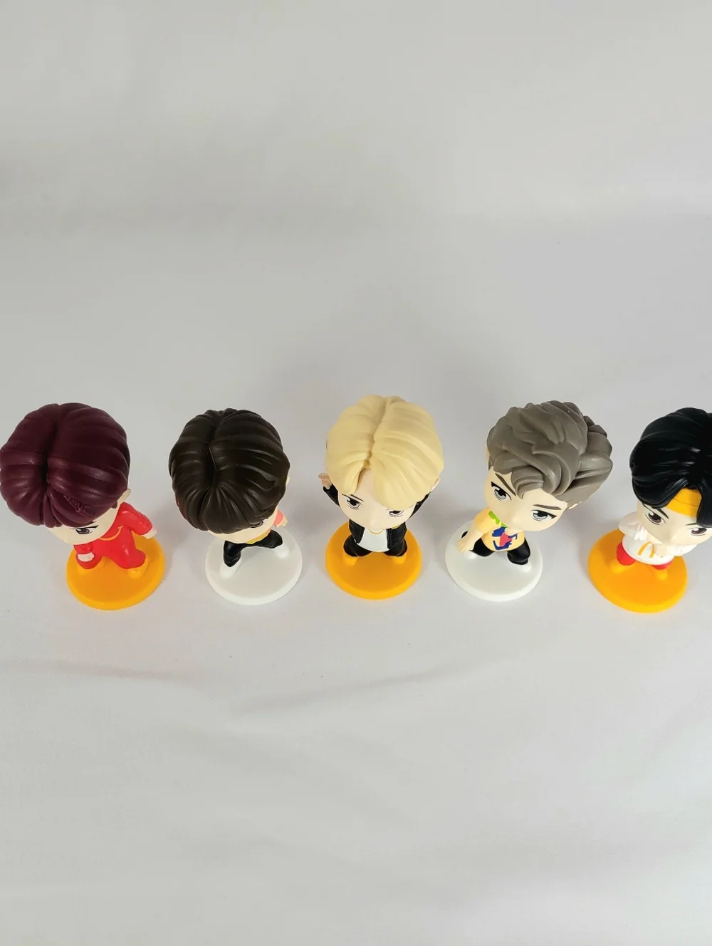 BTS TinyTan Figures McDonald's Happy Meal 2025 Collectible Cake Toppers Lot of 5